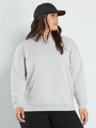 Sweatshirt com capuz com bolso canguru