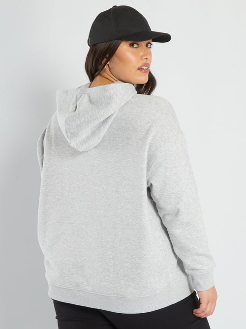 Sweatshirt com capuz com bolso canguru - Kiabi