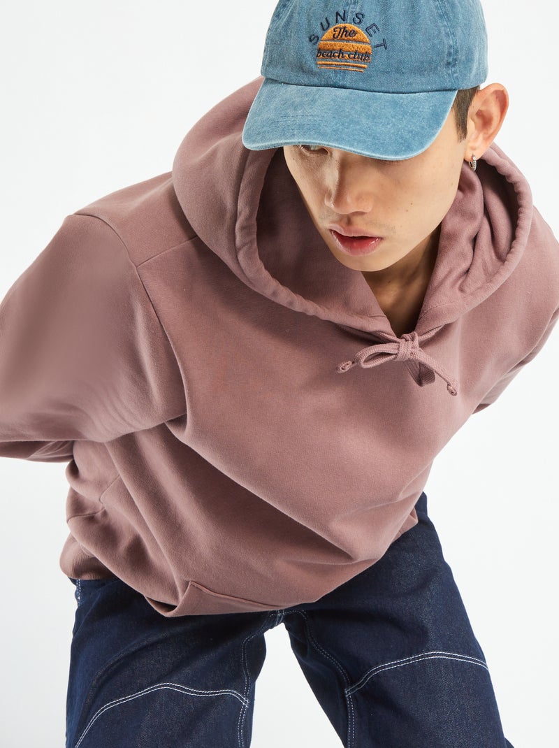 Sweatshirt com capuz com bolso canguru VIOLETA - Kiabi
