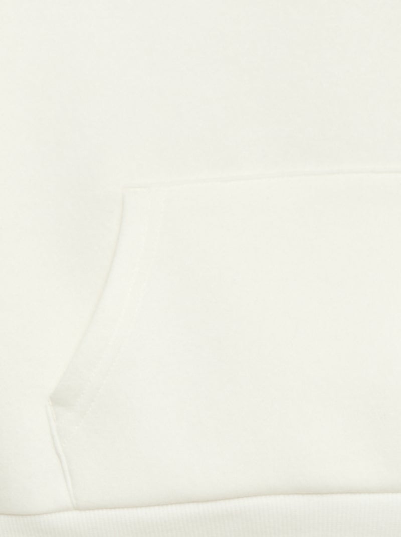 Sweatshirt com capuz com corte loose Bege - Kiabi