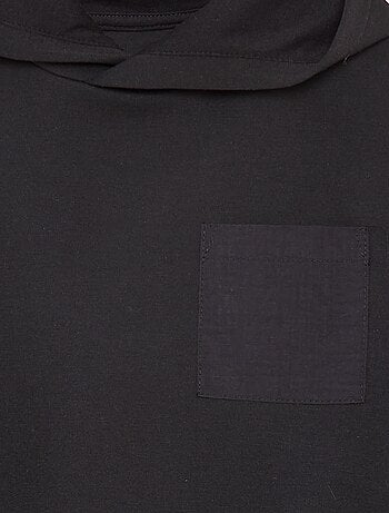 Sweatshirt com capuz com corte loose