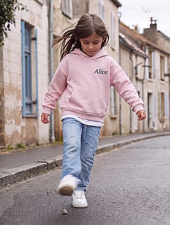 Sweatshirt com capuz com corte loose
