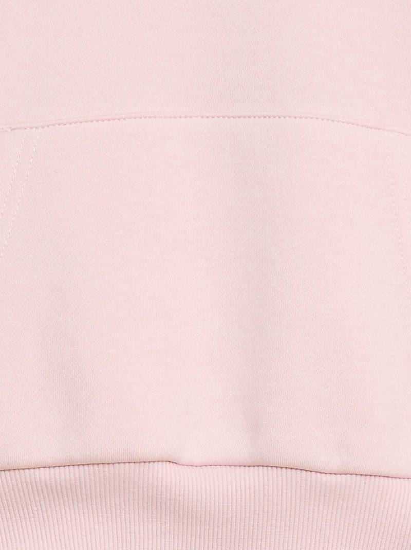 Sweatshirt com capuz com corte loose Rosa - Kiabi