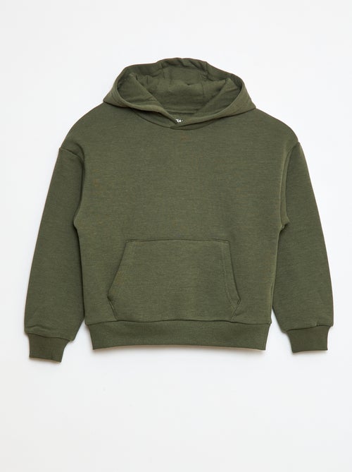 Sweatshirt com capuz com corte loose - Kiabi