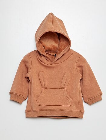 Sweatshirt com capuz com desenho