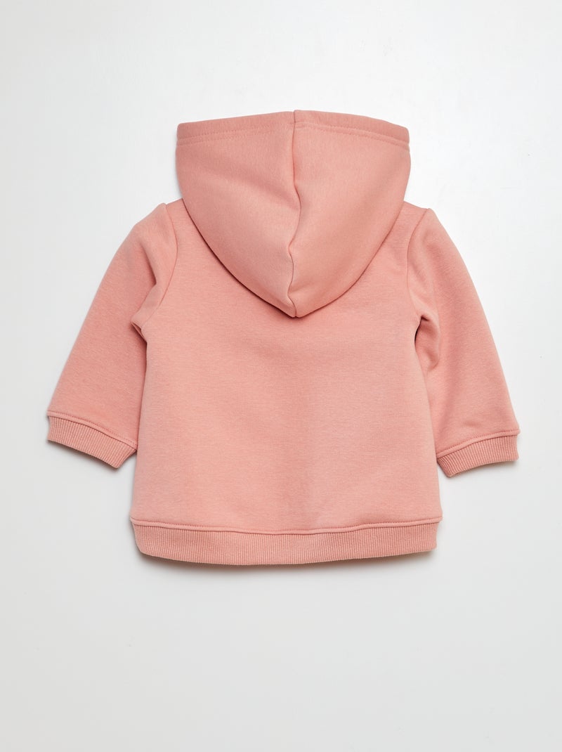 Sweatshirt com capuz com desenho ROSA - Kiabi
