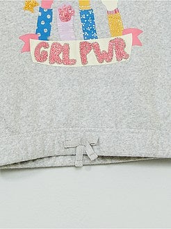 Sweatshirt com capuz com estampado de fantasia - Kiabi