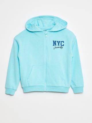 Sweatshirt com capuz com estampado 'skate'