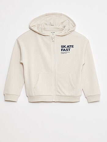 Sweatshirt com capuz com estampado 'skate'