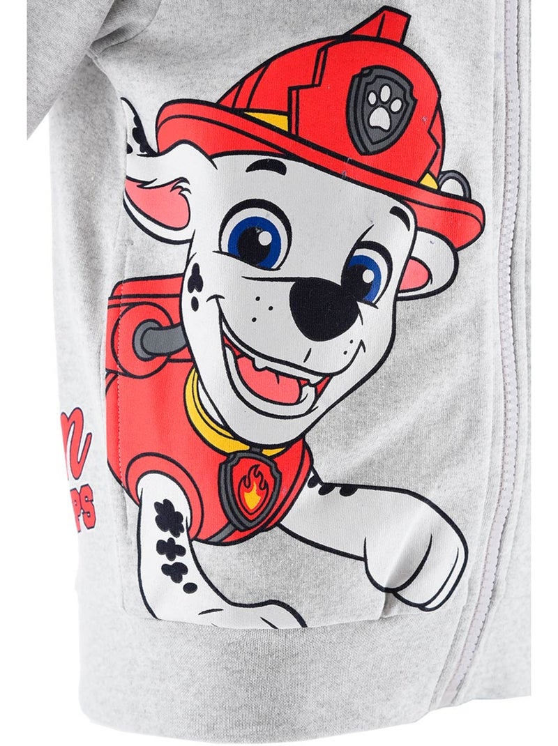 Sweatshirt com capuz com fecho paw patrol cinzento menino | licença oficial Cinza - Kiabi