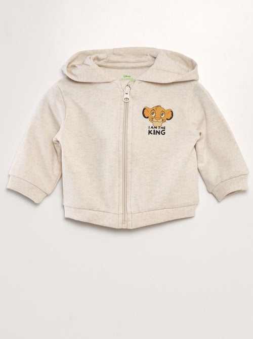 Sweatshirt com capuz com fecho 'Simba' da 'Disney' - Kiabi