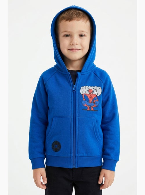 Sweatshirt com capuz com fecho spiderman menino | licença oficial - Kiabi
