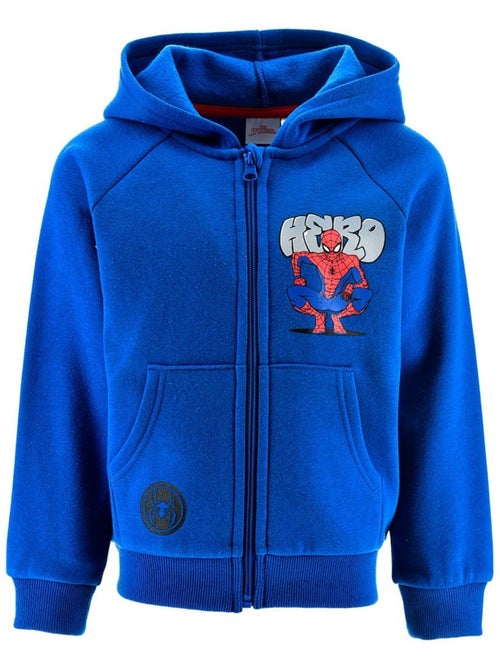 Sweatshirt com capuz com fecho spiderman menino | licença oficial - Kiabi