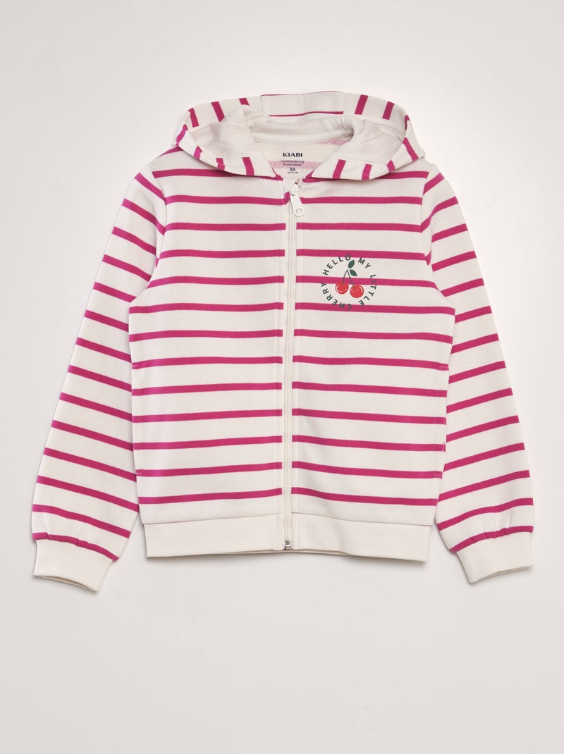Sweatshirt com capuz com motivos ROSA - Kiabi