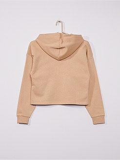 Sweatshirt com capuz 'coração' - Kiabi