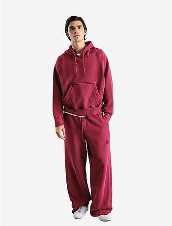 Sweatshirt com capuz, cordão e bolso giesto