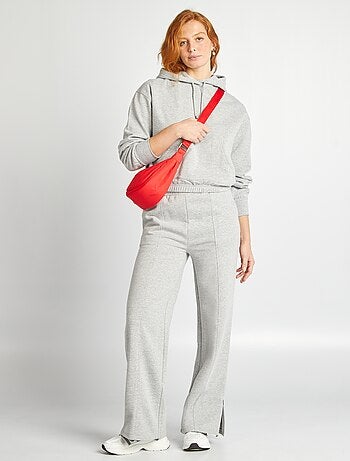 Sweatshirt com capuz crop