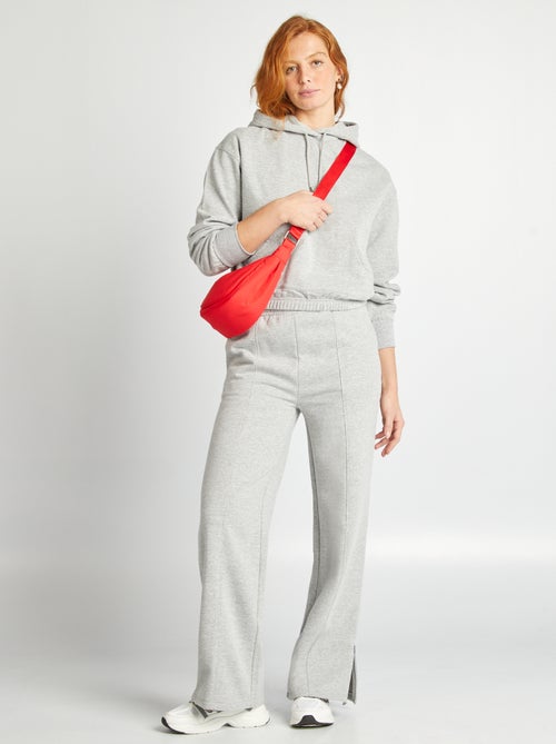 Sweatshirt com capuz crop - Kiabi