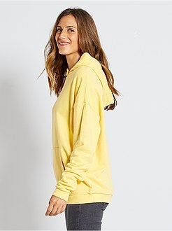 Sweatshirt com capuz de conceção ecológica - Kiabi