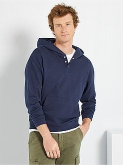 Sweatshirt com capuz de conceção ecológica - Kiabi