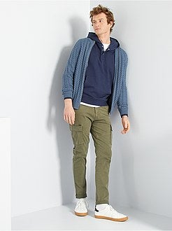 Sweatshirt com capuz de conceção ecológica - Kiabi