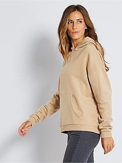 Sweatshirt com capuz de conceção ecológica - Kiabi