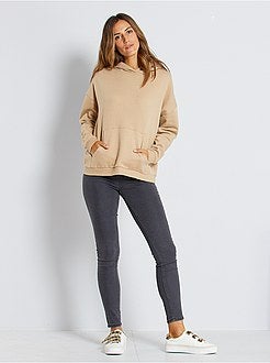 Sweatshirt com capuz de conceção ecológica - Kiabi