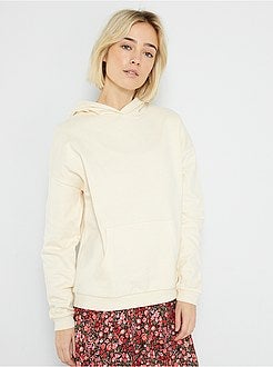 Sweatshirt com capuz de conceção ecológica - Kiabi