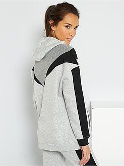 Sweatshirt com capuz de conceção ecológica - Kiabi