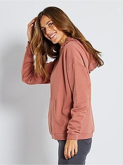 Sweatshirt com capuz de conceção ecológica - Kiabi