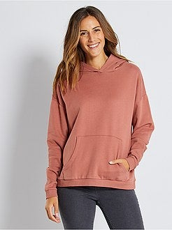Sweatshirt com capuz de conceção ecológica - Kiabi