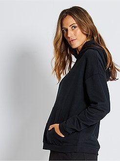 Sweatshirt com capuz de conceção ecológica - Kiabi