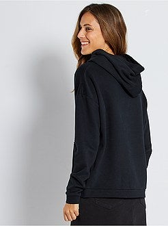Sweatshirt com capuz de conceção ecológica - Kiabi