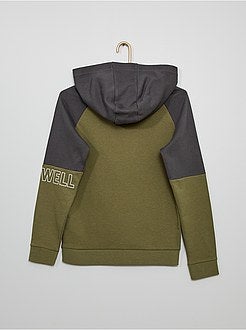Sweatshirt com capuz de conceção ecológica - Kiabi