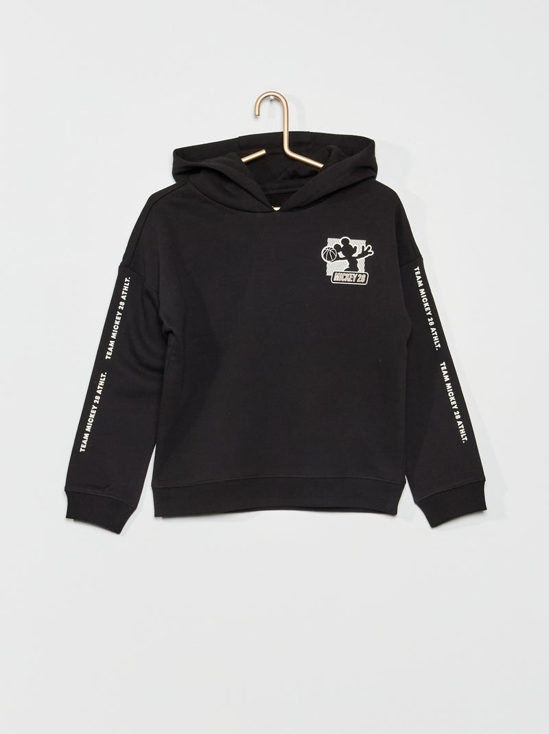 Sweatshirt com capuz 'Disney' PRETO - Kiabi