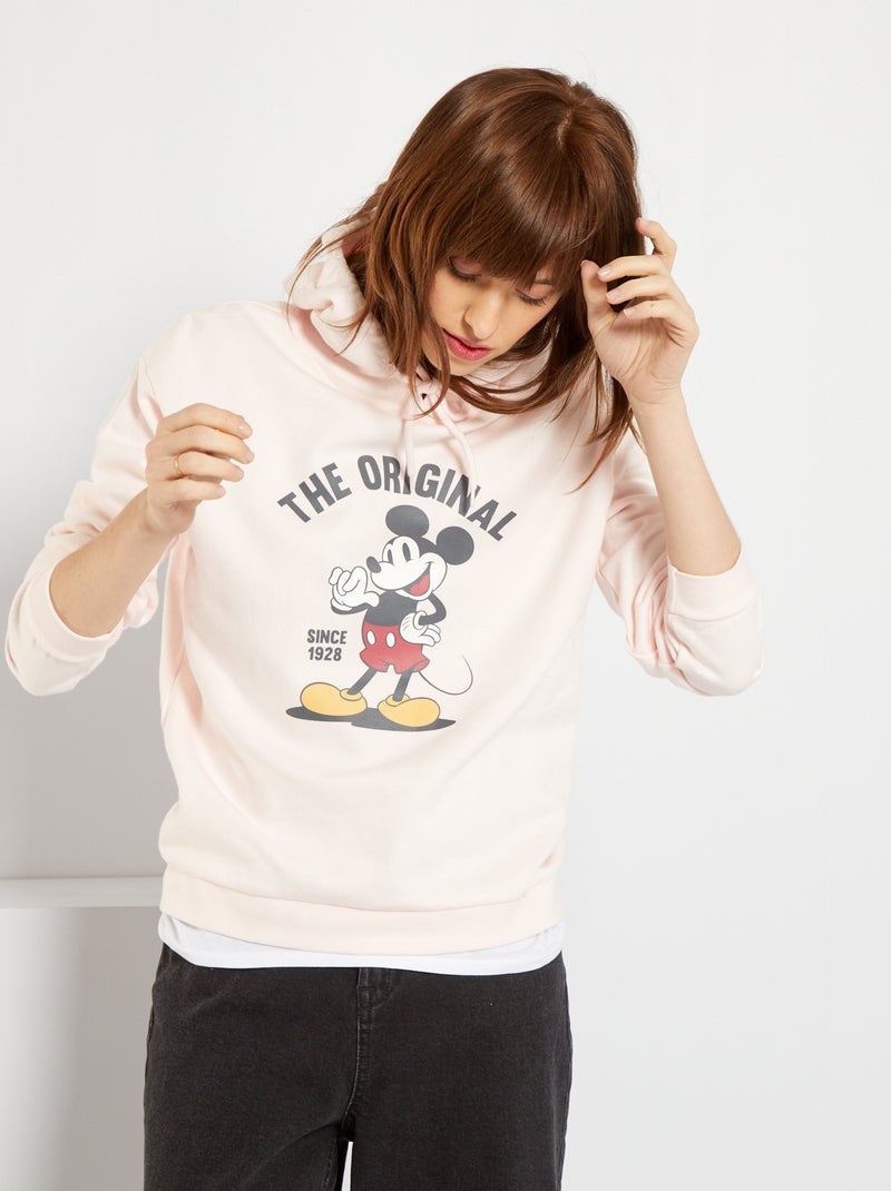 Sweatshirt com capuz 'Disney' ROSA - Kiabi