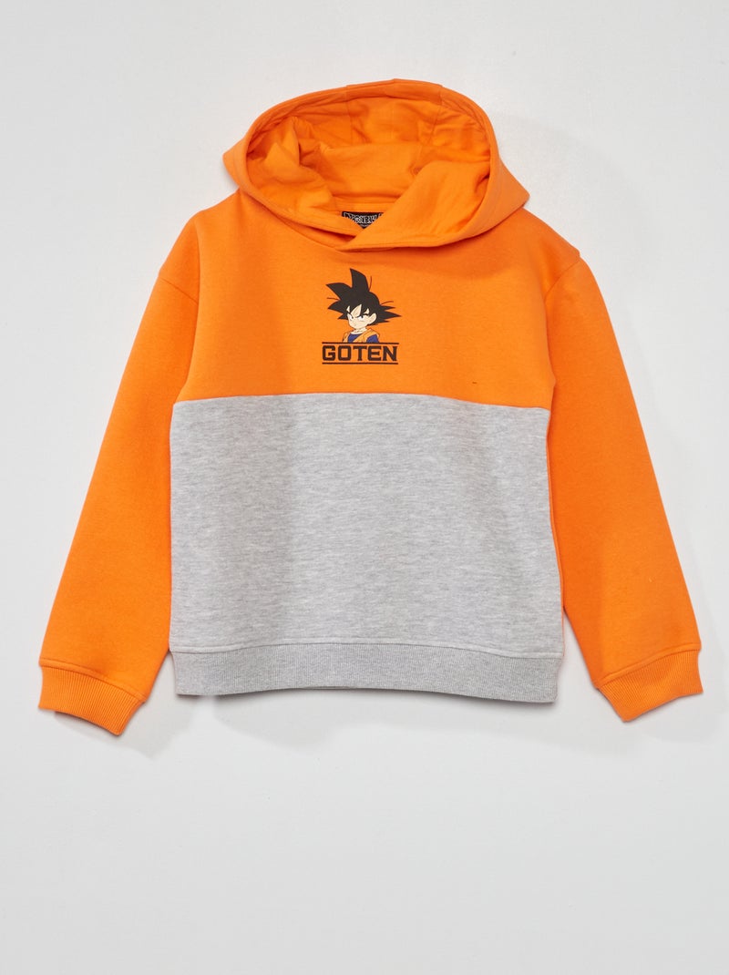 Sweatshirt com capuz 'Dragon Ball Z' LARANJA - Kiabi
