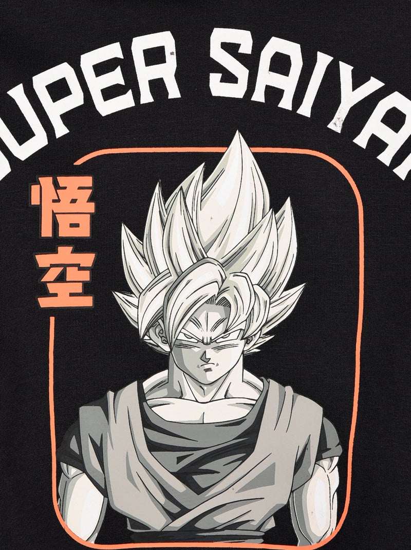 Sweatshirt com capuz 'Dragon ball Z' Preto - Kiabi
