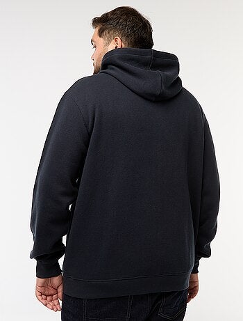Sweatshirt com capuz e abertura com fecho
