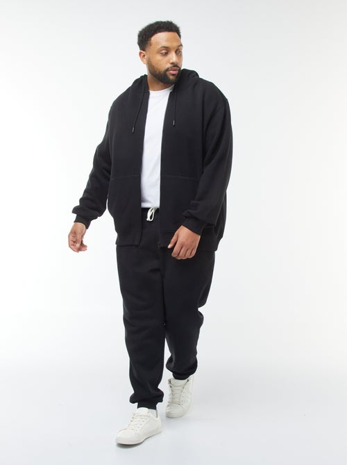 Sweatshirt com capuz e abertura com fecho - Kiabi