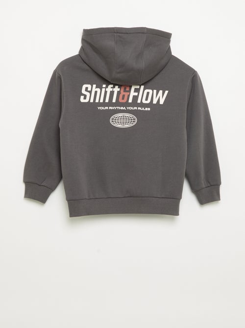 Sweatshirt com capuz e bolso canguru - Kiabi Sweatshirt com capuz e bolso canguru - Kiabi