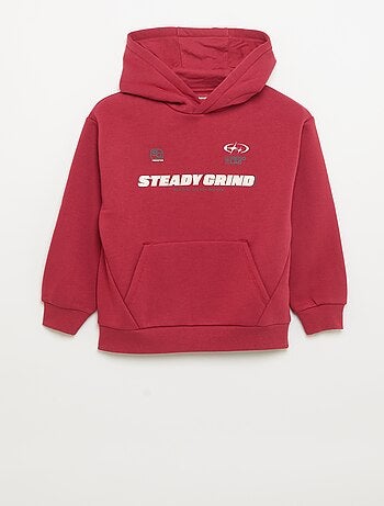 Sweatshirt com capuz e bolso canguru