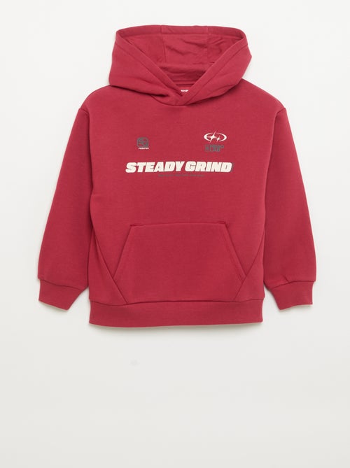 Sweatshirt com capuz e bolso canguru - Kiabi Sweatshirt com capuz e bolso canguru - Kiabi