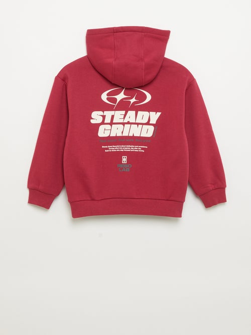 Sweatshirt com capuz e bolso canguru - Kiabi Sweatshirt com capuz e bolso canguru - Kiabi