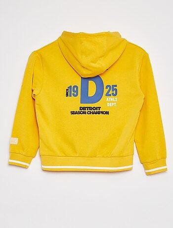 Sweatshirt com capuz e estampa