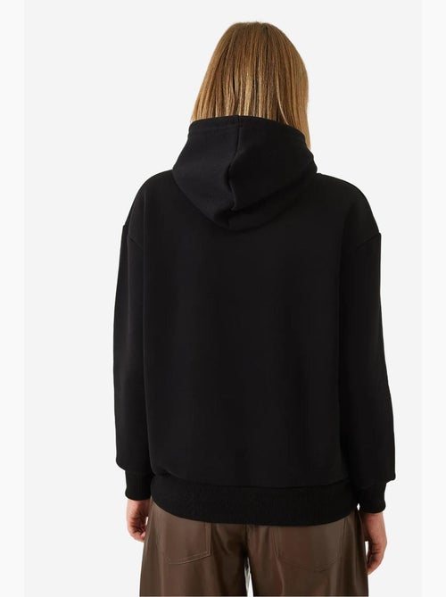 Sweatshirt com capuz e estampado de coração escovado de três fios lucci - Kiabi Sweatshirt com capuz e estampado de coração escovado de três fios lucci - Kiabi