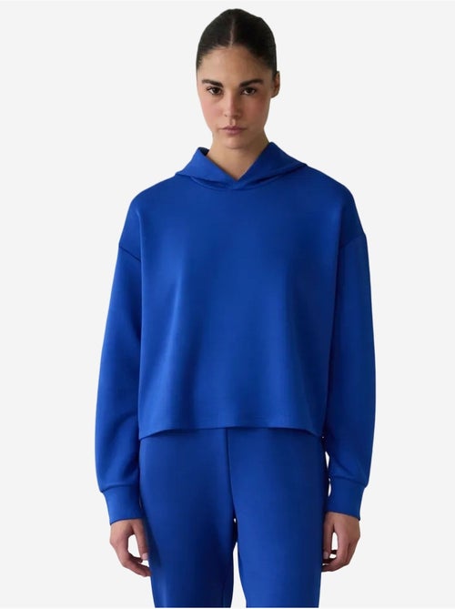 Sweatshirt com capuz e estampado de slogan, toque sedoso penti - Kiabi