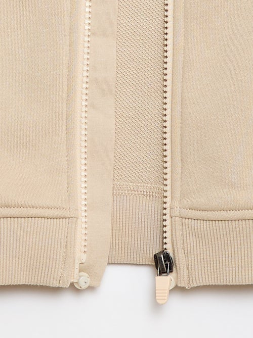 Sweatshirt com capuz e fecho - Coleção fácil de vestir - Kiabi