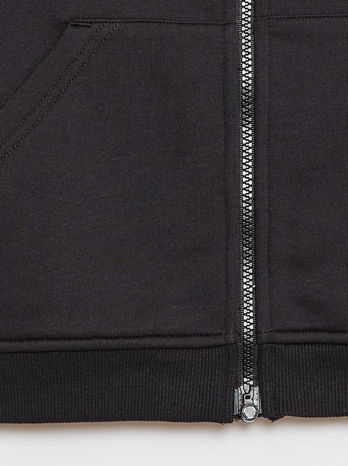 Sweatshirt com capuz e fecho - Coleção fácil de vestir - Kiabi