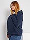     Sweatshirt com capuz e fecho vista 2
